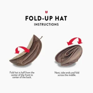 Hats|Airflow Fold Up Outback Dark Brown