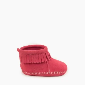 Boots|Back Flap Bootie Hot Pink