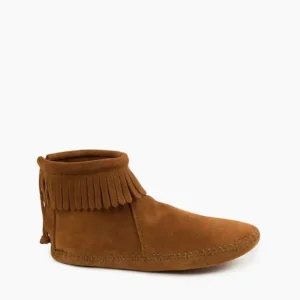 Boots|Back Zip Softsole Boot Brown