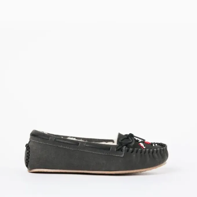 cally-thunderbird-animikii-fdsQoKAm-0.webp Slippers|Cally Thunderbird "Animikii" Charcoal Beaded