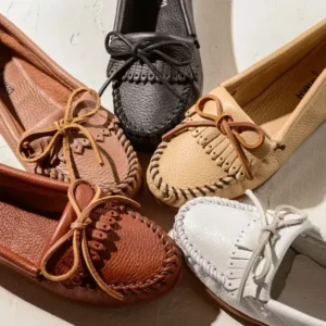 Mocs & Loafers|Deerskin Kilty Mocha