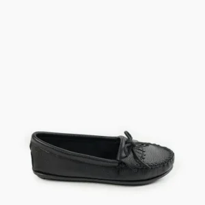 Mocs & Loafers|Deerskin Kilty Black
