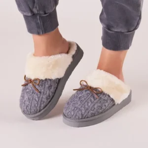 Slippers|Flurry Scuff Grey