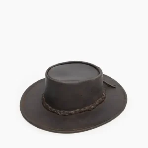 Hats|Fold Up Hat Dark Brown