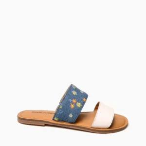 Sandals|Franky Floral Denim Multi