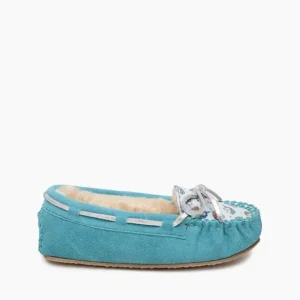 Slippers|Cassie Kids' Turquoise Unicorn