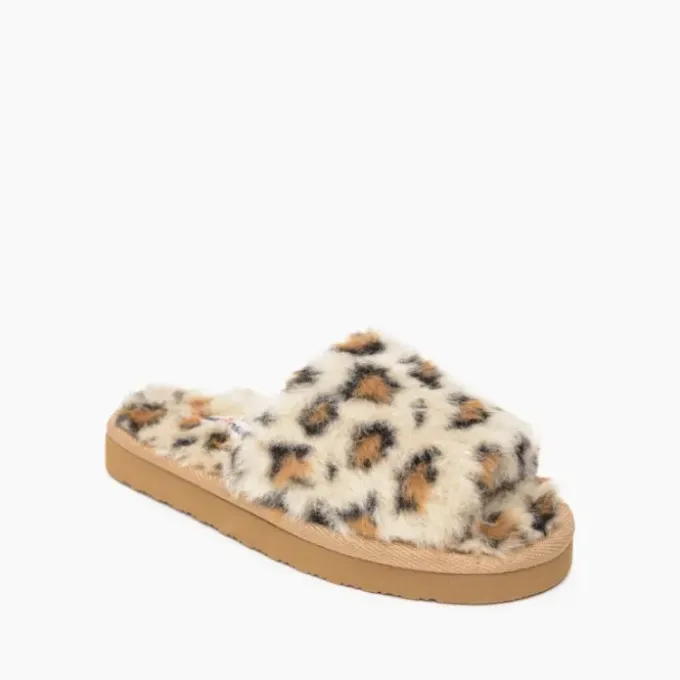 kids-lyla-BYfqzigm-2.webp Slippers|Lyla Kids' Cream Leopard Print