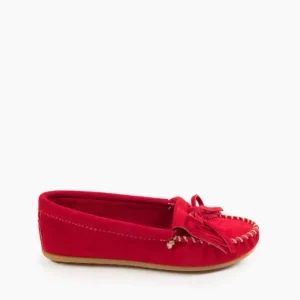Mocs & Loafers|Kilty Hardsole Moccasins Red