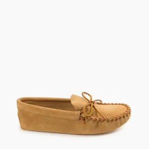 Mocs & Loafers|Slippers|Leather Laced Softsole Tan