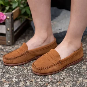 Mocs & Loafers|Mellony Penny Brown