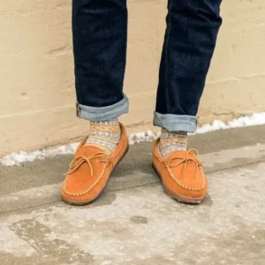 Slippers|Pile Lined Hardsole Men's Brown