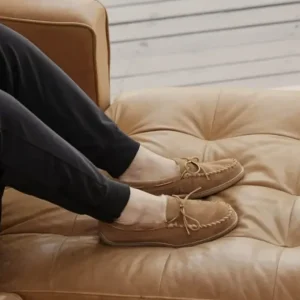 Slippers|Sheepskin Hardsole Slipper Men's Golden Tan
