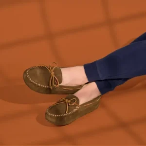 Slippers|Sheepskin Softsole Slipper Men's Autumn Brown