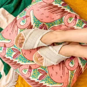 Sandals|Pepper Tan Herringbone