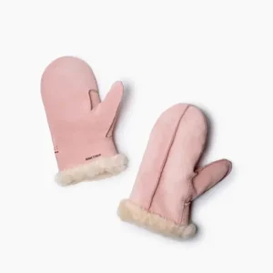 Cold Weather|Sheepskin Mittens Pink Blush
