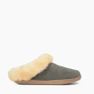 Slippers|Sheepskin Mule Grey