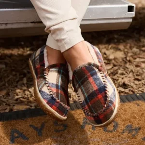Mocs & Loafers|Slippers|Tempe Brown Autumn Plaid