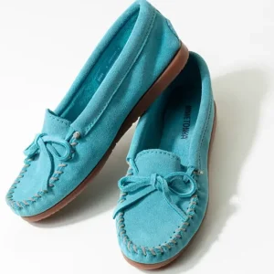 Mocs & Loafers|Tie Slip On Turquoise