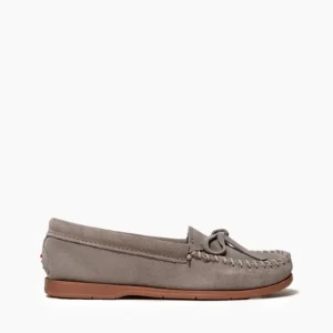 Mocs & Loafers|Tie Slip On Grey