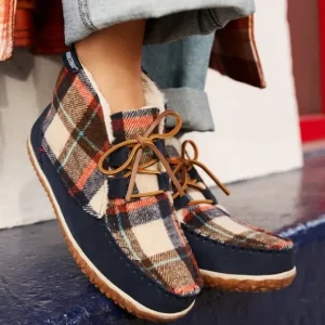 Boots|Winter Boots|Torrey Dark Navy Plaid