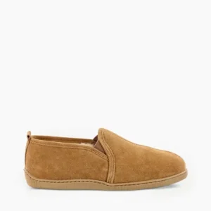 Slippers|Twin Gore Sheepskin Golden Tan