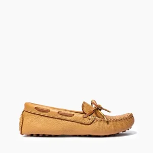 Mocs & Loafers|WoClassic Driver Women's Classic Driver Natural Moosehide