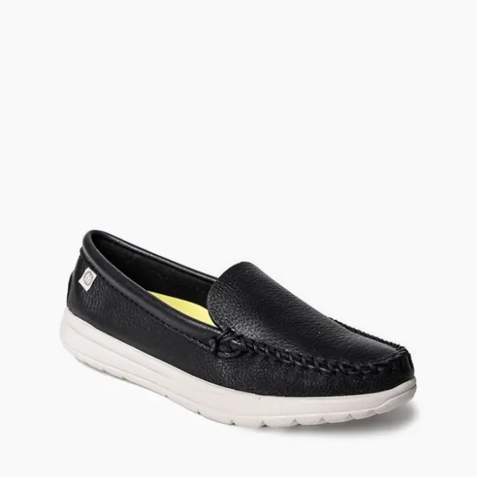 womens-discover-deerskin-HWppFRXQ-4.webp Mocs & Loafers|WoDiscover Deerskin Women's Discover Deerskin Black