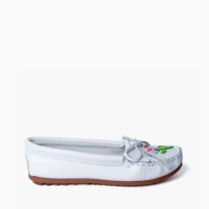 Mocs & Loafers|Ziigwan Waabigwan Hardsole White Leather